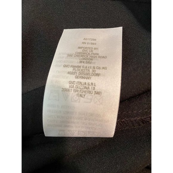 Studio Park x Jayne Brown Double V-Neck Sleeveless Woven Top LARGE (818) - Picture 6 of 7